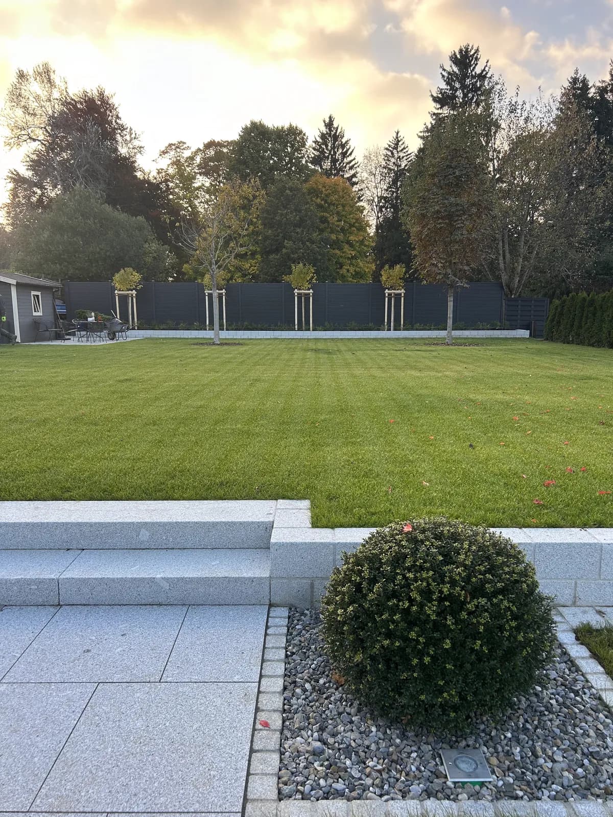 Fertige Gartenanlage